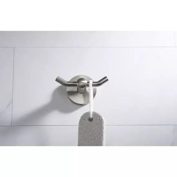 Двойной крючок Timo Saona 13012/13, цвет никель - фото 4