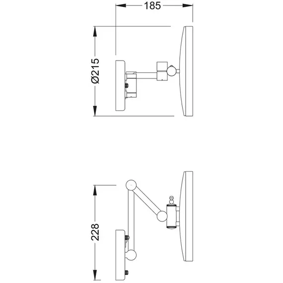 Зеркало косметическое Timo Saona 13074/00 - фото 4