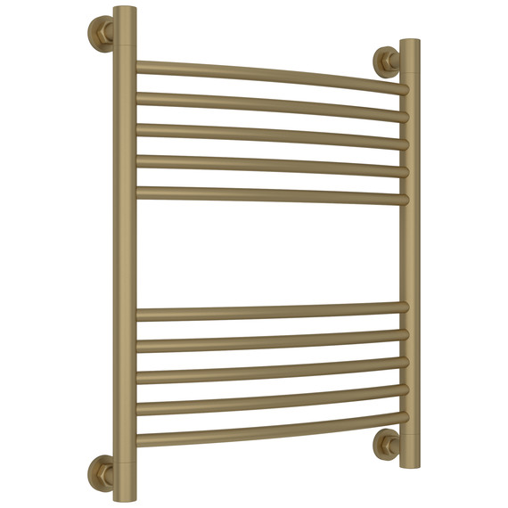 Полотенцесушитель водяной Сунержа Богема+ П10 500x660 мм (выгнутая перемычка) 032-0221-6050, золото матовое - фото 