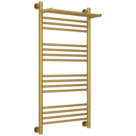 Полотенцесушитель водяной Сунержа Богема+ с полкой П16 500x1060 мм 051-0223-1050, состаренная латунь - фото 