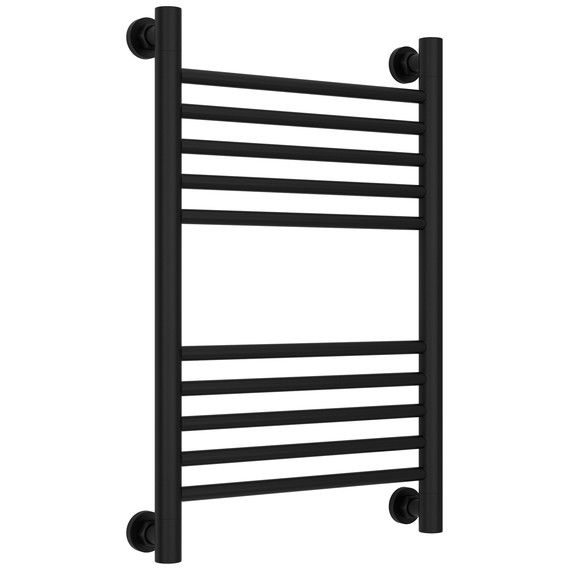 Полотенцесушитель водяной Сунержа Богема+ П10 400x660 мм (прямая перемычка) 31-0220-6040, чёрный матовый - фото 