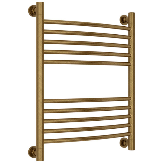 Полотенцесушитель водяной Сунержа Богема+ П10 500x660 мм (выгнутая перемычка) 05-0221-6050, состаренная бронза - фото 