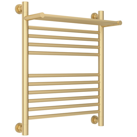 Полотенцесушитель водяной Сунержа Богема+ с полкой П11 500x660 мм 022-0223-6050, шампань матовый - фото 