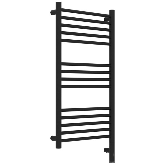 Полотенцесушитель электрический Сунержа Богема 3.1 П14 400x920 мм (прямая перемычка) 15-6005-8040 R, тёмный титан муар - фото 