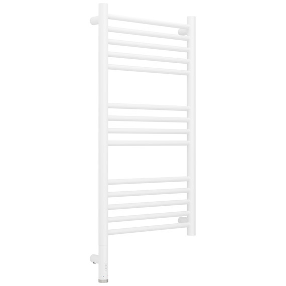 Полотенцесушитель электрический Сунержа Богема 3.1 П14 400x920 мм (прямая перемычка) 30-6004-8040 L, белый матовый - фото 