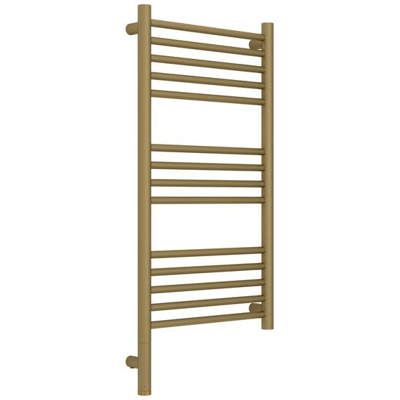 Полотенцесушитель электрический Сунержа Богема 3.1 П14 400x920 мм (прямая перемычка) 032-6004-8040 L, золото матовое - фото 