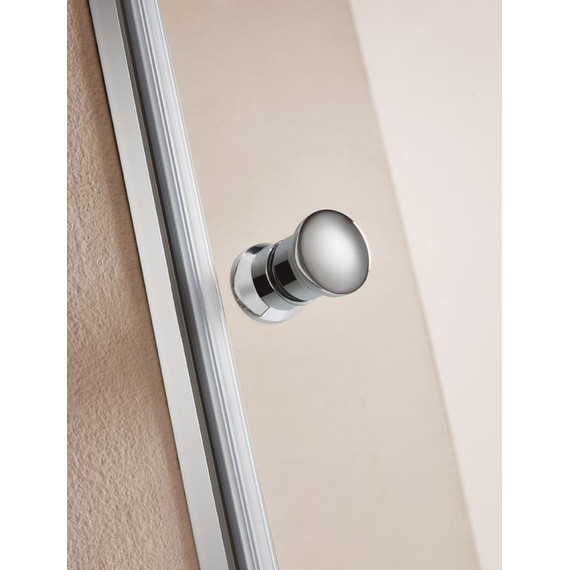 Душевая дверь Cezares 85 см ECO-O-B-1-85-P-Cr, хром/матовое - фото 5