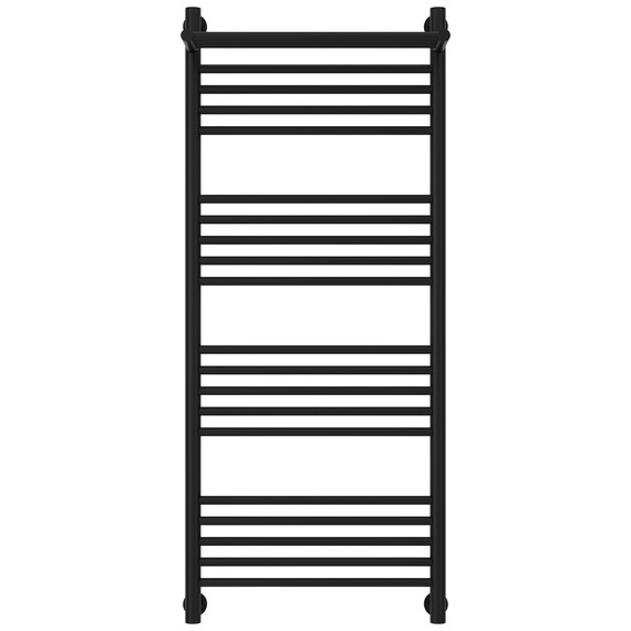 Полотенцесушитель водяной Сунержа Богема+ с полкой П20 500x1260 мм 31-0223-1250, чёрный матовый - фото 2