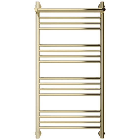 Полотенцесушитель водяной Сунержа Богема+ с полкой П16 500x1060 мм 020-0223-1050, шампань - фото 2