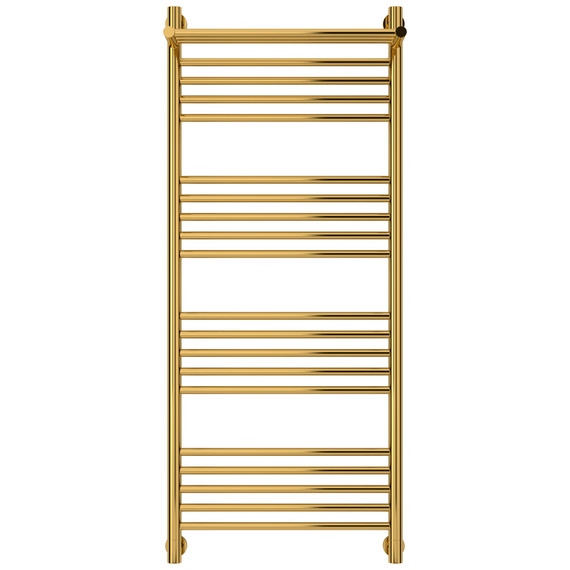Полотенцесушитель водяной Сунержа Богема+ с полкой П20 500x1260 мм 03-0223-1250, золото - фото 2