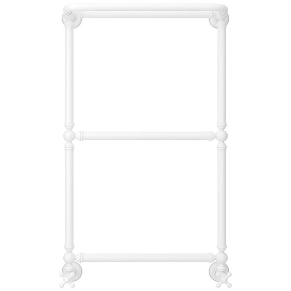 Полотенцесушитель водяной Сунержа Ренессанс П3 500x930 мм 30-0281-8650, белый матовый - фото 2