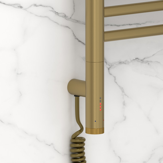 Полотенцесушитель электрический Сунержа Богема 3.1 П16 500x1120 мм (прямая перемычка) 32-6004-1050 L, золотой шёлк - фото 3