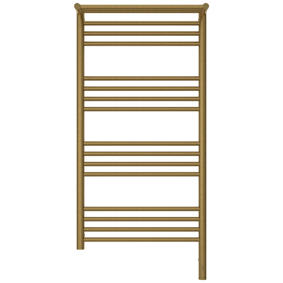 Полотенцесушитель электрический Сунержа Богема 3.1 с полкой П16 500x1120 мм 051-6007-1050 R, состаренная латунь - фото 2