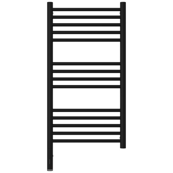 Полотенцесушитель электрический Сунержа Богема 3.1 П14 400x920 мм (прямая перемычка) 31-6004-8040 L, чёрный матовый - фото 2
