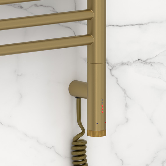 Полотенцесушитель электрический Сунержа Богема 3.1 П14 400x920 мм (прямая перемычка) 32-6005-8040 R, золотой шёлк - фото 3