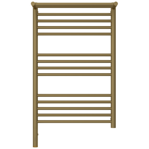 Полотенцесушитель электрический Сунержа Богема 3.1 с полкой П14 500x920 мм 032-6006-8050 L, золото матовое - фото 2