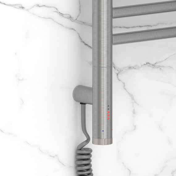 Полотенцесушитель электрический Сунержа Богема 3.1 с полкой П10 400x720 мм 071-6006-6040 L, сатин - фото 3