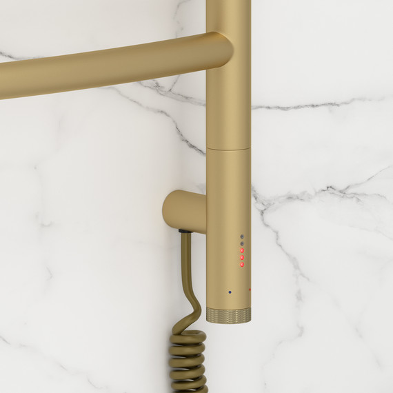 Полотенцесушитель электрический Сунержа Галант 3.1 П6 600x920 мм 022-6001-8060 R, шампань матовый - фото 3