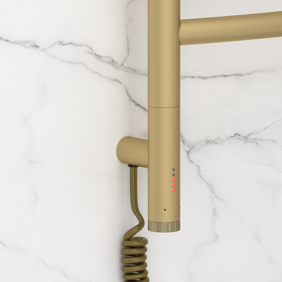 Полотенцесушитель электрический Сунержа Галант 3.1 П5 400x720 мм 022-6000-6040 L, шампань матовый - фото 3