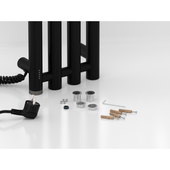 Полотенцесушитель электрический Сунержа Кантата 4.0 П4 150x1500 мм 31-0886-1559 L, чёрный матовый - фото 4