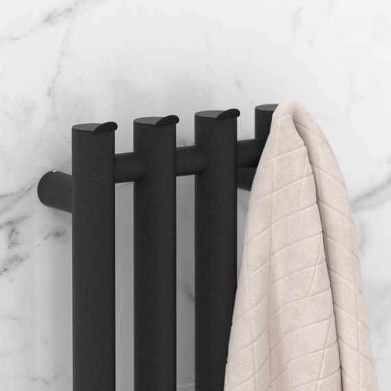 Полотенцесушитель электрический Сунержа Кантата 4.0 П4 150x1500 мм 15-0886-1559 L, тёмный титан муар - фото 3