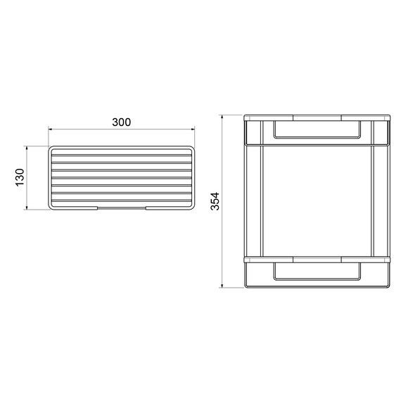 Полочка Timo Saona 13083/17, цвет золото матовое - фото 6