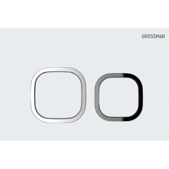 Кнопка смыва Grossman Cosmo 700.K31.02.000.000, белый глянец - фото 