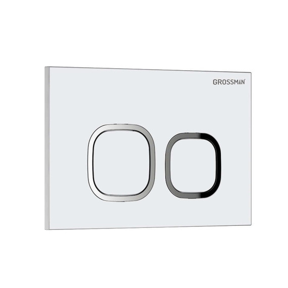Кнопка смыва Grossman Cosmo 700.K31.02.000.000, белый глянец - фото 2
