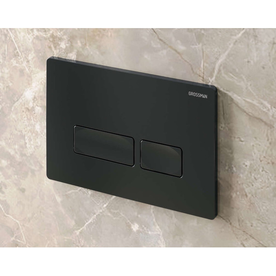Кнопка смыва Grossman Pragma 700.K31.03.210.210, чёрный матовый - фото 3