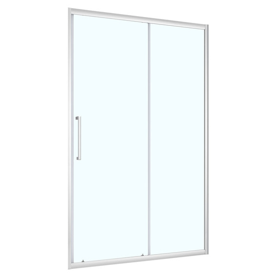 Душевая дверь Loranto 110 см CS-AB03C-110, хром/прозрачное - фото 