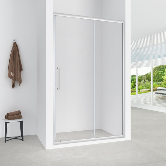 Душевая дверь Loranto 130 см CS-AB03C-130, хром/прозрачное - фото 5