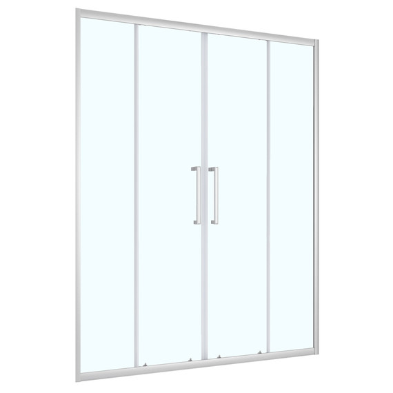 Душевая дверь Loranto 170 см CS-AB04S-170, сатин/прозрачное - фото 