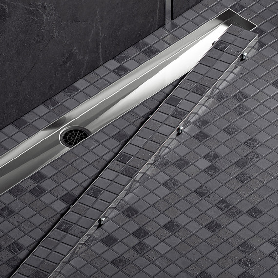 Трап Timo Drain System 80 см DS230208/01 (под плитку) сатин - фото 2