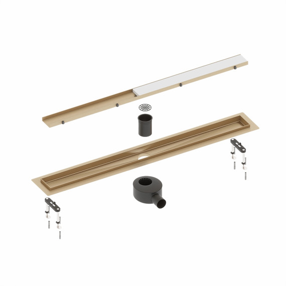 Трап Timo Drain System 100 см DS230210/17, золото матовое - фото 