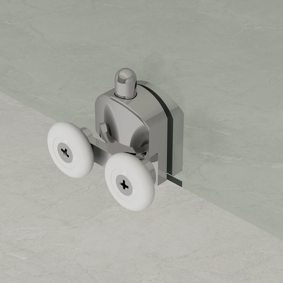 Душевое ограждение Loranto 90x90 см CS-AB01GG-90, серый матовый/прозрачное - фото 4