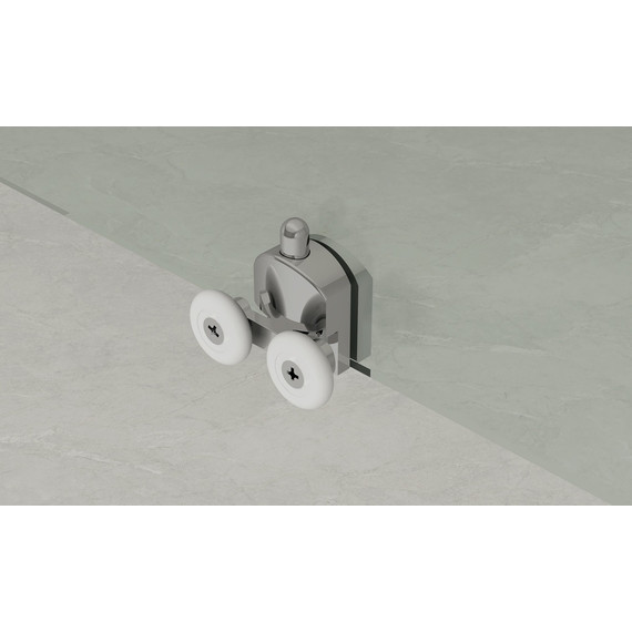 Душевая дверь Loranto 150 см CS-AB04B-150, чёрный матовый/прозрачное - фото 4