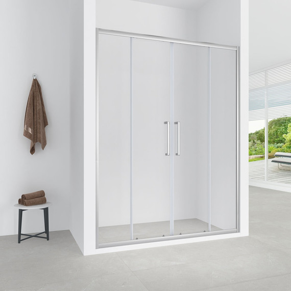 Душевая дверь Loranto 170 см CS-AB04C-170, хром/прозрачное - фото 2