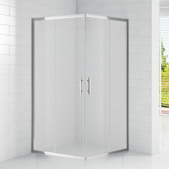 Душевое ограждение Cezares 80х80 см ECO-O-A-2-80-P-Cr, хром/матовое - фото 5