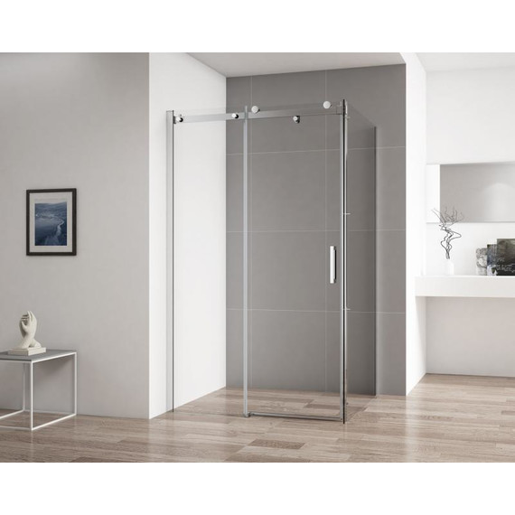 Душевое ограждение Cezares 140х90 см STYLUS-SOFT-AH-1-140/90-C-Cr, хром/прозрачное - фото 2