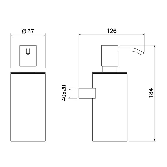 Дозатор для жидкого мыла Timo Luiro 18639/18, цвет чёрное золото - фото 2