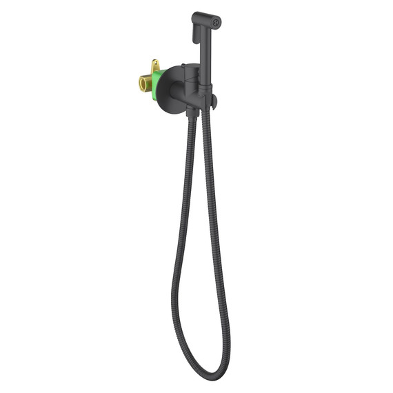 Набор для гигиенического душа Timo Saona 2337/03SM (со скрытой частью) чёрный - фото 