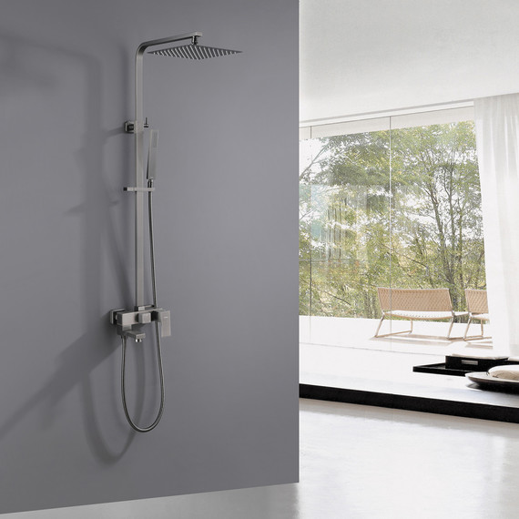 Душевая стойка Abber Daheim AF8216NGL, никель - фото 2