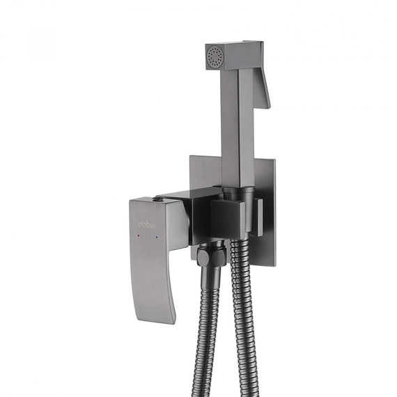 Набор для гигиенического душа Abber Wasserfall AF8625NG (со скрытой частью) никель - фото 