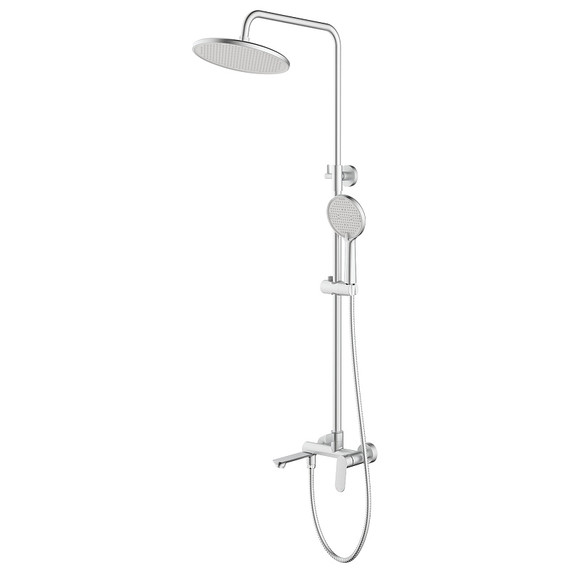 Душевая стойка Azario Alanti AZ-K2332BN, сатин - фото 