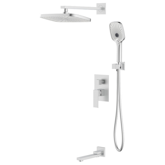 Душевая система для ванны Azario Reusa AZ-K7367BN, сатин - фото 