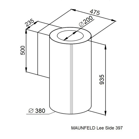 Вытяжка Maunfeld Lee Side 397 золотой - фото 13