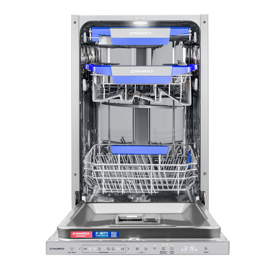 Встраиваемая посудомоечная машина Maunfeld MLP45330T Smart Beam Inverter Wi-Fi - фото 9