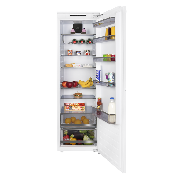 Встраиваемый однокамерный холодильник Maunfeld MBL177SWGR Inverter - фото 