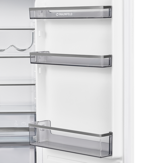 Встраиваемый однокамерный холодильник Maunfeld MBL177SWGR Inverter - фото 6