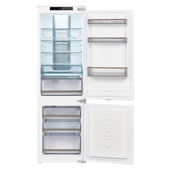 Встраиваемый двухкамерный холодильник Maunfeld MBF17754NFWHGR LUX Inverter - фото 12